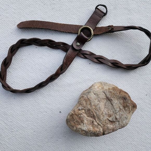 Jcrew 2012 thin braided leather belt - Picture 1 of 9